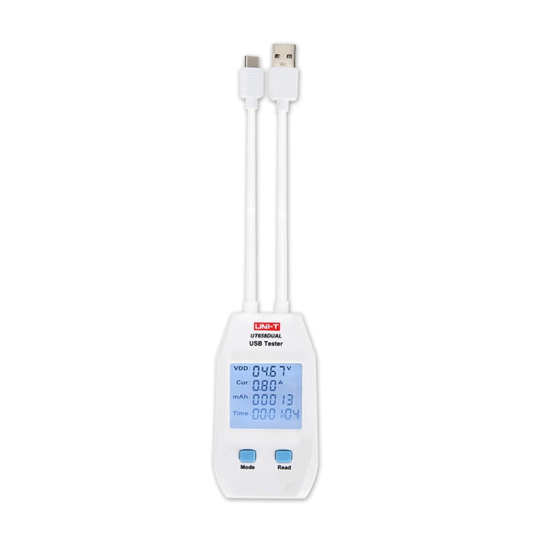 Tester voltmetro amperometro USB UNI-T UT658DUAL, UT658DUAL Tester voltmetro amperometro USB UNI-T UT658DUAL, UT658DUAL